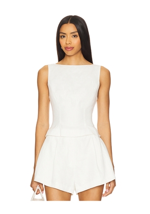 Lovers and Friends Nysa Top in White. Size L. Also in XS, XXS, S, M, XL.