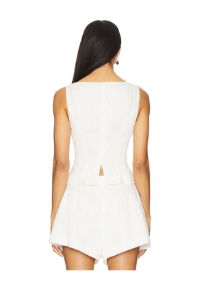 Lovers and Friends Nysa Top in White. Size L. Also in XS, XXS, S, M, XL.