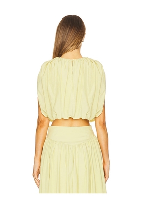 NICHOLAS Nadira Bubble Top in Yellow. Size 0. Also in 2.