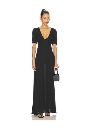 MORE TO COME Devin Maxi Dress in Black. Size L. Also in M, S, XL, XS, XXS.