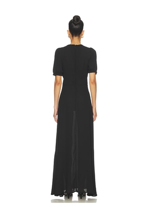 MORE TO COME Devin Maxi Dress in Black. Size L. Also in XS, S, M.