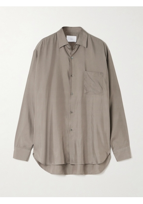 ssstein - Twill Shirt - Brown - x small,small,medium,large