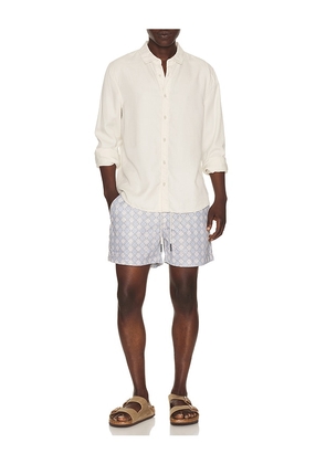 OAS Forti Swim Shorts in Baby Blue. Size L. Also in S, M, XL/1X.