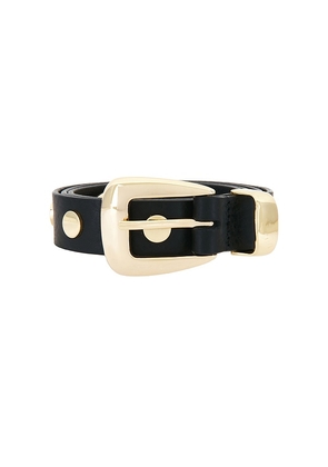 LAMARQUE Leather Belt in Black. Size L. Also in XS, S, M.