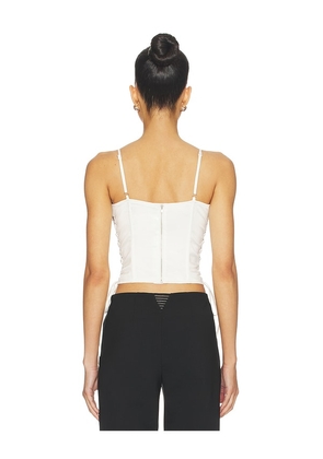 Miaou Delaney Corset in White. Size L. Also in XXS.