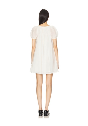 Tularosa Arden Mini Dress in White. Size L. Also in XS, S, M.