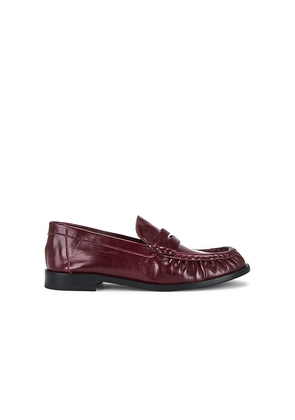 Schutz Tyche Loafer in Burgundy. Size 6.5. Also in 9.5.
