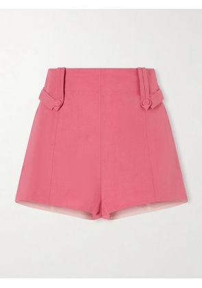 Chloé - Linen And Cotton-blend Shorts - Pink - FR 34,FR 36,FR 38,FR 40,FR 42
