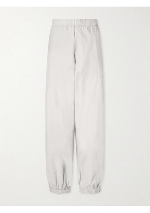 James Perse - Cotton-blend Poplin Tapered Pants - Neutrals - 0,1,2,3,4