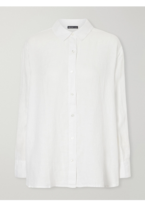 James Perse - Linen-canvas Shirt - White - 0,1,2,3,4