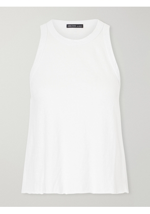 James Perse - Supima Cotton-blend Tank - White - 0,1,2,3,4