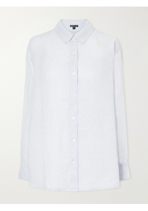 James Perse - Linen-canvas Shirt - Blue - 0,1,2,3,4