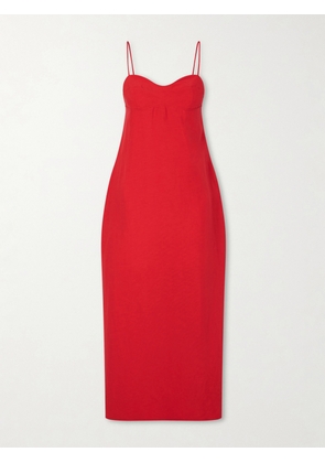 RÓHE - Dahippa Cotton Midi Dress - Red - FR 34,FR 36,FR 38,FR 40,FR 42,FR 44