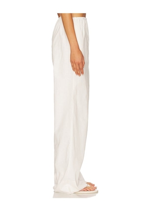 SNDYS Ismene Pants in White. Size L. Also in XS, XXS.