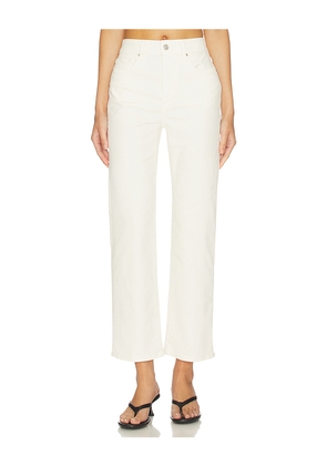 PAIGE Stevie Ankle Straight Leg Jeans in White. Size 23. Also in 24, 25, 26, 27, 28, 29, 30, 31, 32, 33, 34.