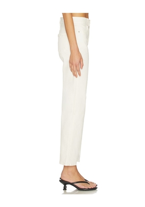 PAIGE Stevie Ankle Straight Leg Jeans in White. Size 23. Also in 28, 34.
