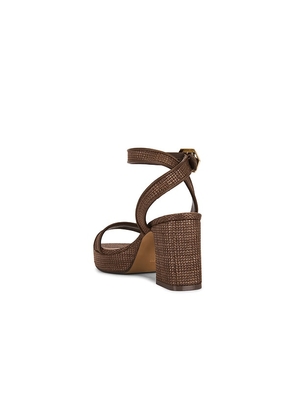 Steve Madden Elida Sandal in Brown. Size 10. Also in 5.5, 6, 7, 7.5, 8, 8.5, 9, 9.5, 11.