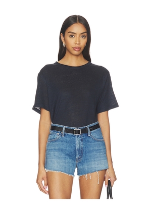 Sold Out NYC The Linen Perfect Tee in Navy. Size L. Also in M, S, XS.