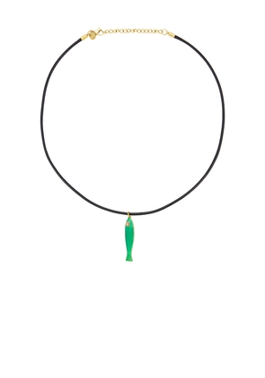 petit moments Netta Necklace in Green.