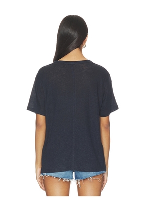 Sold Out NYC The Linen Perfect Tee in Navy. Size L. Also in S, M.