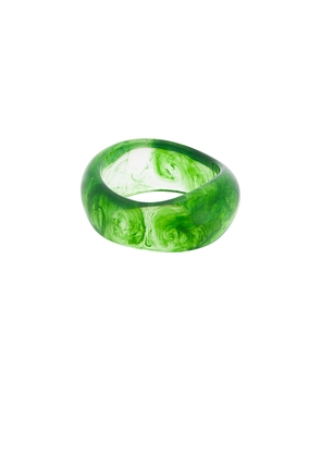 petit moments Resin Cuff in Green.