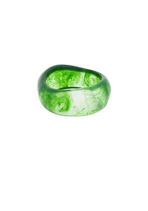 petit moments Resin Cuff in Green.