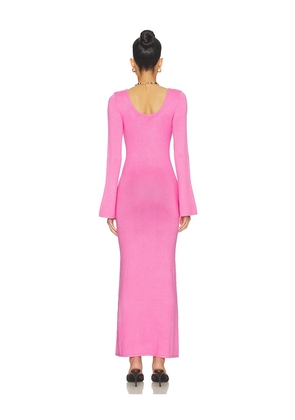 The Wolf Gang Keiko Maxi Dress in Pink. Size L. Also in S, M.