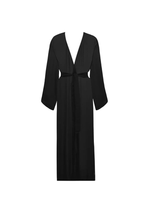 Maison Close Fever beach cover-up - Black