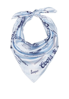 The Laundry Room Coors Original 40 oz Smu Silky Bandana in Baby Blue.