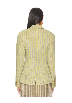 Ulla Johnson Matteo Blazer in Green,Lavender. Size 0. Also in 2, 4, 6, 8, 10.