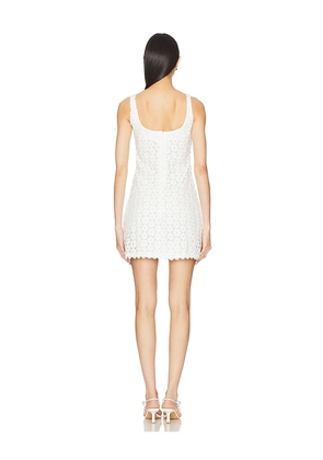 Waimari Liv Mini Dress in White. Size M. Also in S, L.
