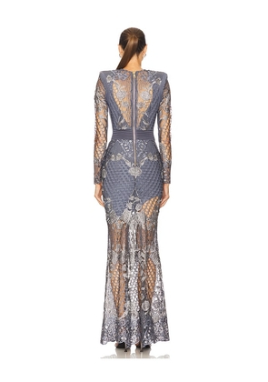 Zhivago Echo Gown in Grey. Size 4. Also in 6.
