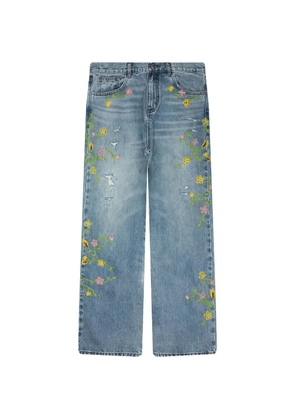 BIRTH OF ROYAL CHILD Majestic Floral jeans - Blue