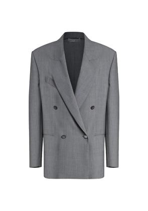 Nineminutes The Woman Submarine double-breasted peaked-lapel blazer - Grey