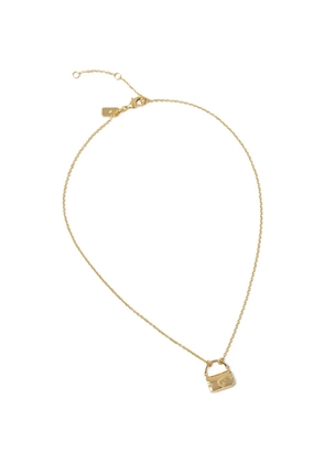 Coach handbag pendant necklace - Gold