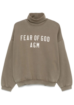 FEAR OF GOD ESSENTIALS logo-print sweatshirt - Green