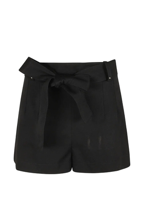 Moncler belted darted shorts - Black