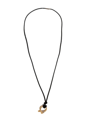 Sportmax Dedalo ring-pendant necklace - Black