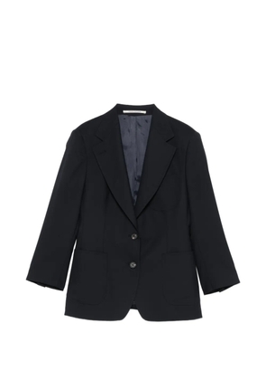 Tagliatore Debra single-breasted patch-pocket blazer - Blue