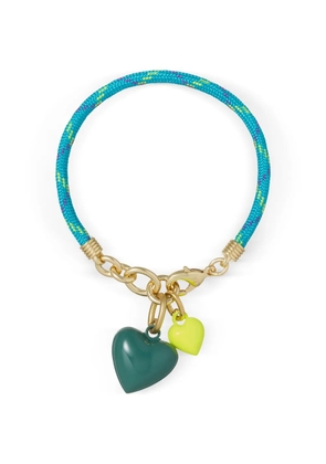 Roxanne Assoulin Happy Cord Mini Double Heart bracelet - Gold