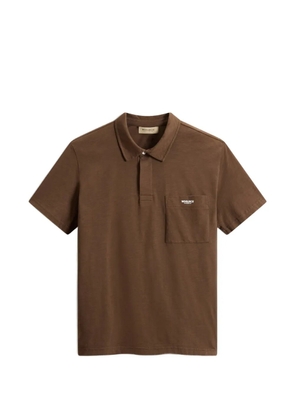 Woolrich logo pocket polo shirt - Brown
