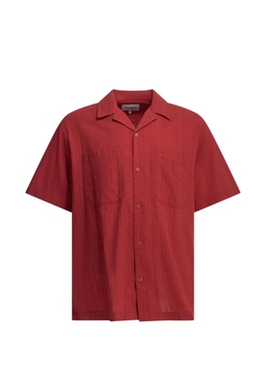 Carhartt WIP S/S Gareth striped shirt - Red