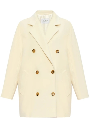 Max Mara Rebus wool-cashmere coat - Neutrals