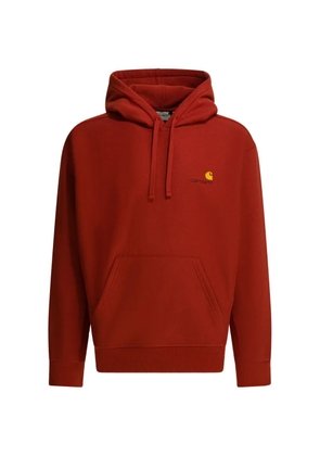 Carhartt WIP American Script logo-embroidered drawstring hoodie