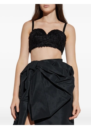Givenchy sweetheart-neck crop top - Black