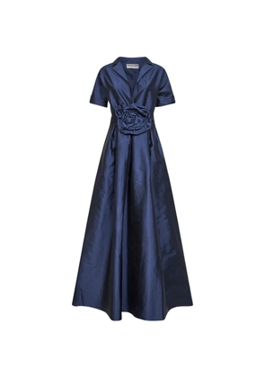 CHIARA BONI La Petite Robe floral-detailed maxi dress - Blue