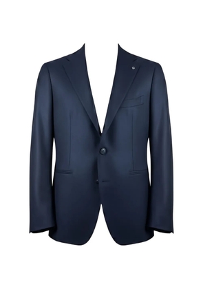 Tagliatore buttoned shawl-collar blazer - Blue