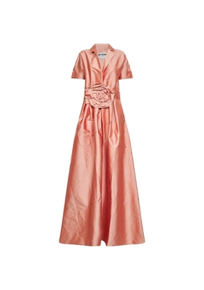 CHIARA BONI La Petite Robe floral-detail midi dress - Pink