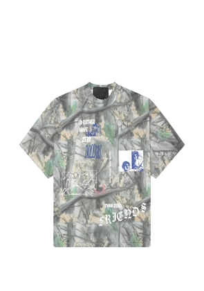 JUNGLES JUNGLES camo-print T-shirt - Grey