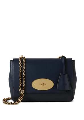 Mulberry small Lily grained-leather shoulder bag - Blue